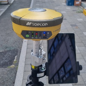 [중고]TOPCON GPS측량기 HIPER-V/톱콘 HIPER V GNSS 수신기 최신프로그램 갤럭시탭 풀세트